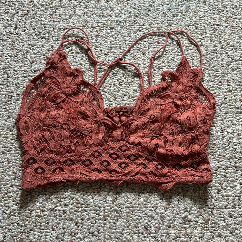Free People Bralette pink size Medium